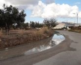 IU-Verdes denuncia que la va verde de Zarcilla de Ramos se inunda pocos das despus de que el acalde anuncie su 'remodelacin'