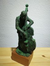 El artista murciano Manuel Pez crea una escultura para el Premio del guilas Jazz Festival