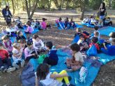 Los alumnos y alumnas de ocho colegios de Murcia reciben clases al aire libre para aprender educaci�n ambiental