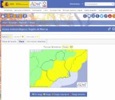 Meteorología establece la alerta amarilla por lluvias en Cieza para este lunes