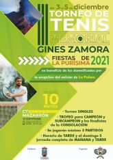 Presentación del III torneo de tenis memorial Ginés Zamora
