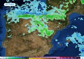 Un puente turbulento con das de fro, lluvia y nieve