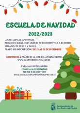 El Ayuntamiento organiza una Escuela de Navidad para favorecer la conciliación
