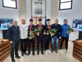 Recepción del Ayuntamiento de Alcantarilla a los alcantarilleros campeones de Europa de Poomsaes de Taekwondo, en Innsbruck con la selección Española