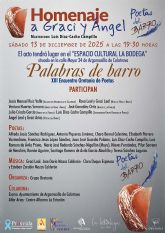 Homenaje potico, en La Bodega de Argamasilla de Calatrava, a Graci y ngel 'Los poetas del Barro'