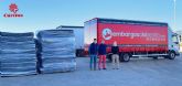 Embargosalobestia dona 90 colchones a Critas Murcia
