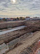La Comunidad avanza en las obras del tramo 1 de la Ronda Central de Lorca con el inicio de las rampas de acceso del paso inferior