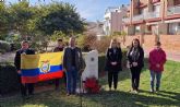 Lorca rinde homenaje con un monolito a las 12 vctimas de origen ecuatoriano fallecidas en un accidente de trfico se mientras se desplazan a su lugar de trabajo en 2001