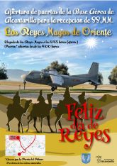 Los Reyes Magos llegan el jueves a la Base Area de Alcantarilla