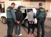 La Guardia Civil detiene a tres experimentados delincuentes por atracos en comercios y robos con fuerza