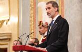 El Rey Felipe VI: 'España no puede ser de unos contra otros, España debe ser de todos y para todos'
