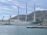 El velero más grande del mundo vuelve al Puerto de Cartagena