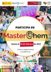 MasterChem, el exitoso certámen de Química de la UMU, amplía hasta el 18 de febrero su plazo de inscripción
