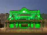 La Asamblea Regional se ilumina de verde para conmemorar el Día Mundial contra el Cáncer