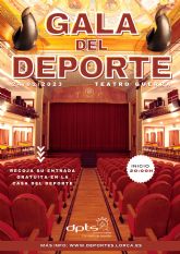 La XXIX Gala del Deporte de Lorca premia a Alberto Prez y Laura Gallego como mejores deportistas lorquinos de 2022