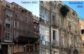 Edificio protegido en Cartagena con �rbol creciendo en su fachada desde hace anos