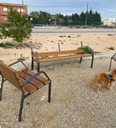 El vandalismo golpea el Parque de la Antena con la rotura de mobiliario urbano