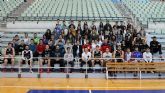 El instituto Francisco Salzillo de Alcantarilla visita al UCAM Murcia CB