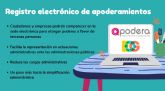 La Comunidad pone en marcha un registro electrnico de apoderamientos