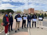 MC Cartagena propone una senda peatonal para solventar los problemas de seguridad vial en la Avenida Vctor Beltr