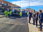 El Ayuntamiento de Caravaca reforma la travesía de la pedanía de La Encarnación con una inversión de 126.000 euros