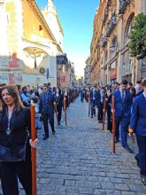 Religin. Sevilla. El Cristo de la Redencin presidi el Va-crucis de las Hermandades de Sevilla que fue hasta la Catedral hispalense
