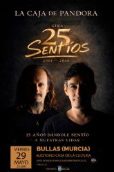 La Caja de Pandora celebra 25 a&ntilde;os de música en Bullas