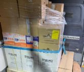 La dicesis de Cartagena dona material sanitario a la Consejera de Sanidad