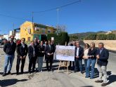 Inician las obras de rehabilitación de la carretera de acceso a las pedanías alhameñas de Gebas y El Berro para mejorar su seguridad