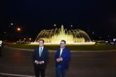 El Ayuntamiento de Lorca recupera la fuente de San Antonio de dimensiones similares a la anterior, con diseño moderno que incorpora nuevas tecnologas de iluminacin e incursin de agua