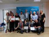 Nueve emprendedores reciben sus diplomas por participar en el programa de Tutorizacin de Proyectos Empresariales
