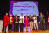 María Gómez, Constanza Mas, FEDEPE y Chelo Cánovas, ganadoras de la I edición de los Premios AMEP ´Mujeres que suman´