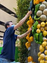 El comedor social de Vistalegre en Madrid recibe los 1.500 kilos de frutas y verduras del stand de la Regin en Madrid Fusin