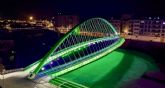 La Pasarela Alcalde Miguel Navarro Molina se iluminar de verde para conmemorar el Da Mundial de la Lucha contra la Miastenia Gravis