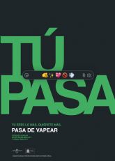 El Gobierno regional lleva la prevenci�n del vapeo a los centros educativos con la campa&ntilde;a 'Pasa de vapear'