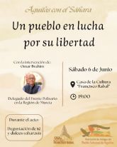 �guilas acoger� un acto de solidaridad con el pueblo saharaui el pr�ximo 6 de junio