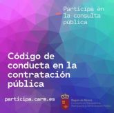 El Gobierno regional somete a consulta pblica un Cdigo de Conducta para los procesos de Contratacin
