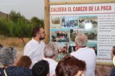 El alcalde de Lorca inaugura el nuevo mirador de La Paca situado junto al depósito de agua y que lleva el nombre de 'Rosario García Corbalán'