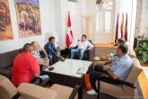 La Asociación de Fútbol Base de Cartagena se ha reunido con el alcalde para hablar de sus logros y proyectos