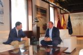 El jefe del Ejecutivo regional se reúne con el presidente de la Autoridad Portuaria de Cartagena