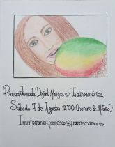 La prestigiosa dibujante mexicana Lore Vallin rinde homenaje al mango creando el cartel de las Primera Jornada Digital del Mango de Latinoamrica