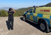 Voluntarios de Proteccin Civil realizan trabajos de vigilancia forestal para la prevencin y extincin de incendios en el marco del Plan Infomur 2023