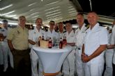 Autoridades militares y civiles se dan cita en la festividad naval sevillana