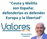 Valores solicita al ECPP una respuesta firme en defensa de Ceuta y Melilla y de las fronteras exteriores de la Uni�n Europea