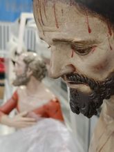 El Centro de Restauraci�n avanza en la recuperaci�n de algunas de las principales esculturas del patrimonio regional