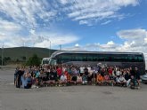 Comienza el viaje al Camino de Santiago organizado por el Ayuntamiento de Mula