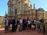 Peregrinos italianos visitan la regin de Murcia de la mano del Instituto de Turismo