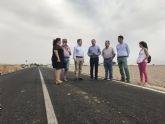 La Comunidad concluye las obras de ampliacin y refuerzo del Camino Central en la diputacin lorquina de Cazalla