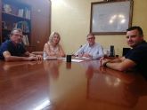 Mario Urrea analiza con la alcaldesa de Campos del Río, María José Pérez, las consecuencias de la DANA en la localidad