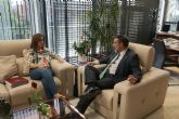 El delegado del Gobierno mantiene una reunin con la alcaldesa de Cartagena en la que ha sido informado de las necesidades que presenta el municipio